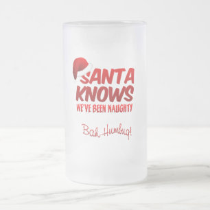 BAH HUMBUG Naughty mug