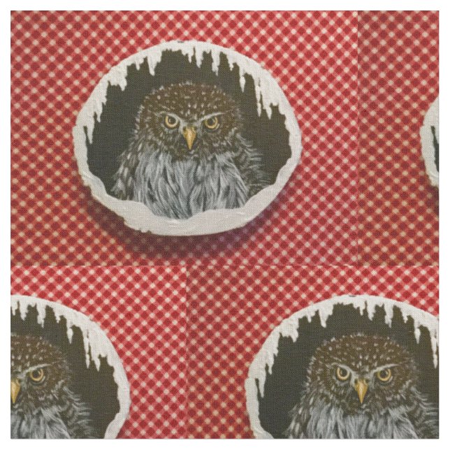 Bah Humbug Plaid Fabric (Close Up)