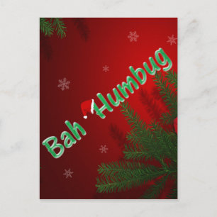 Bah Humbug Postcard