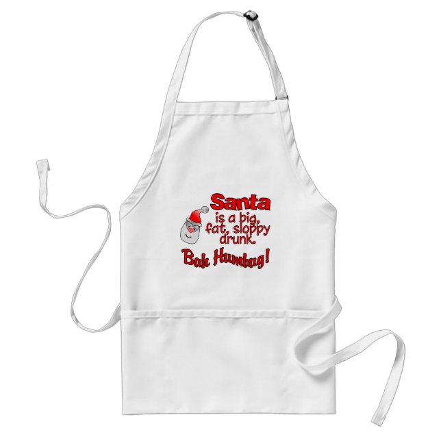 BAH HUMBUG Santa apron (Front)
