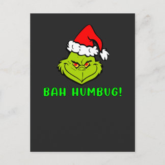 Bah Humbug Scrooge Essential Christmas Cartoon Postcard