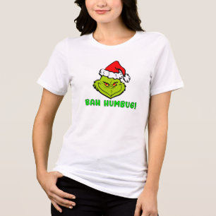 Bah Humbug Scrooge Essential Christmas Cartoon Tri-Blend Shirt