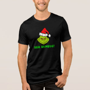 Bah Humbug Scrooge Essential Christmas Cartoon Tri-Blend Shirt