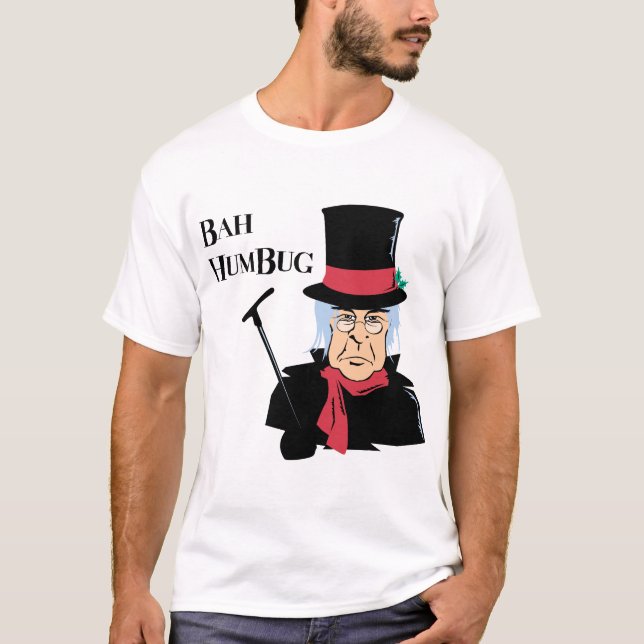 Bah Humbug Scrooge T-Shirt (Front)