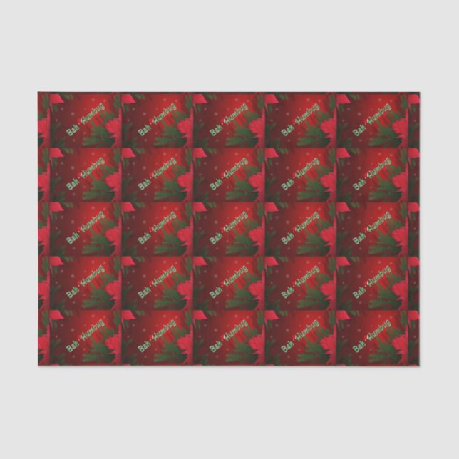 Bah Humbug Tissue Paper (Front)