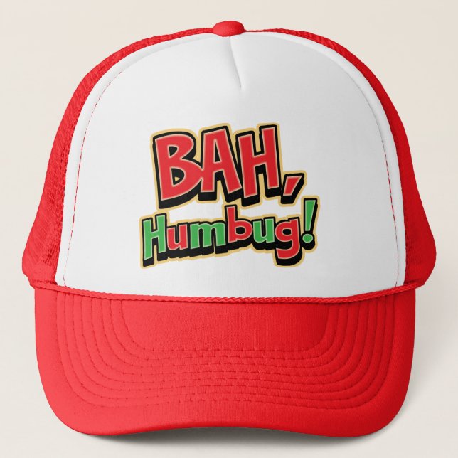 Bah Humbug Trucker Hat (Front)