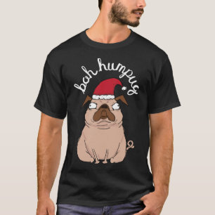 Bah Humpug Christmas Pug Classic 134 T-Shirt