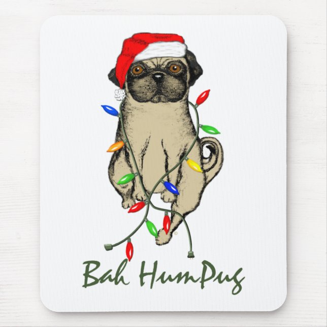 Bah HumPug Mouse Mat (Front)