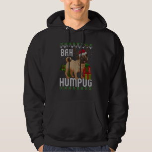 Bah Humpug Puggle Ugly Xmas Hum Pug Baby Pet Dogs Hoodie