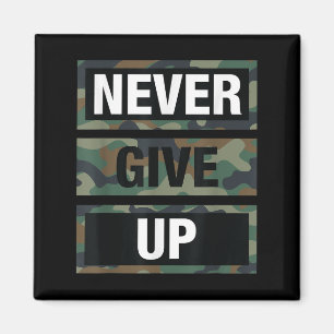Bahaas Tee Dont Give Up Illustration Quotes Novelt Magnet