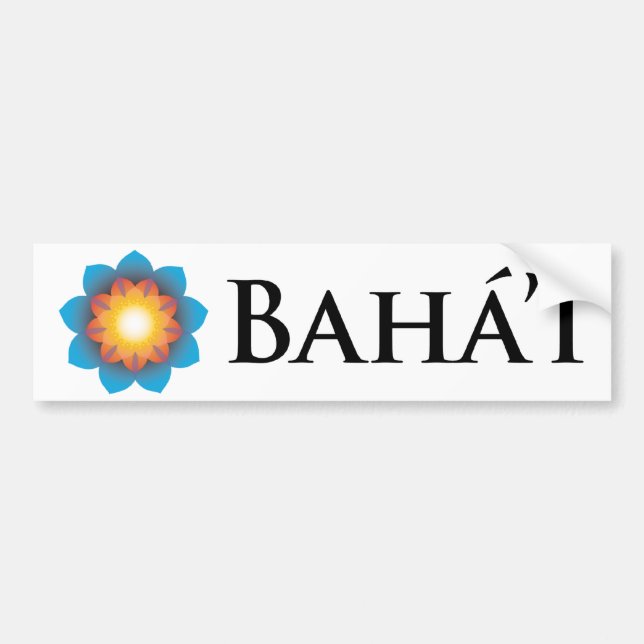 Bahá'í Bumper Sticker (Front)