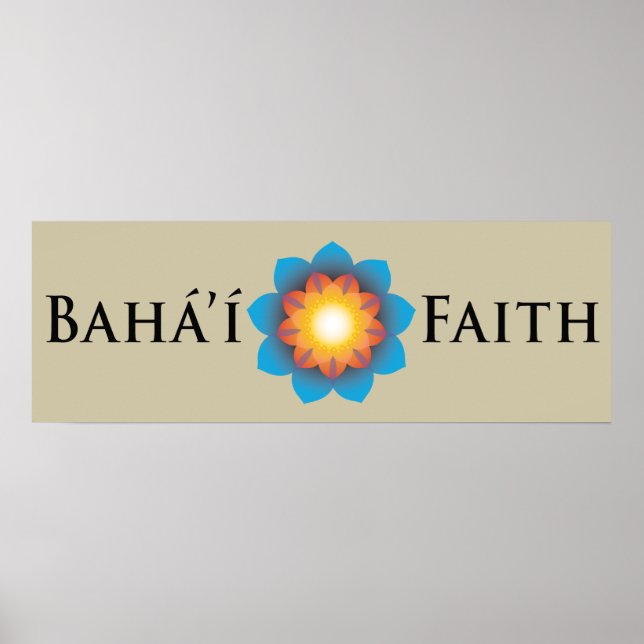 Bahá'í Faith Poster (Front)