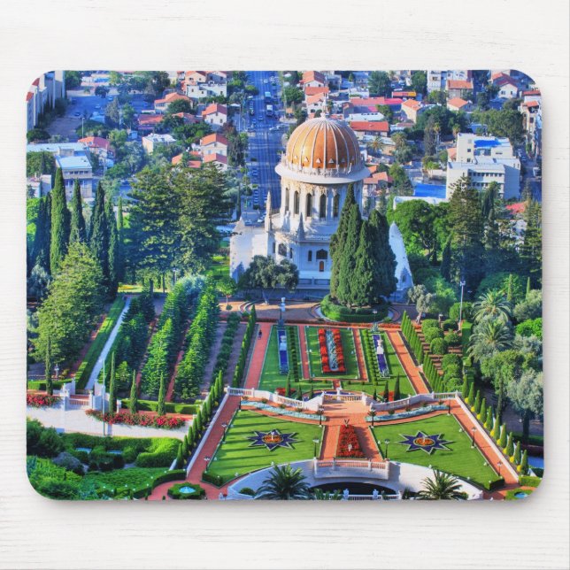 Baha'i Garden Mousepad (Front)