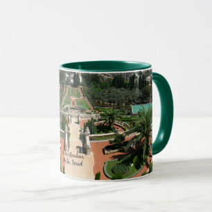 Bahai Gardens in Haifa, Israel Mug