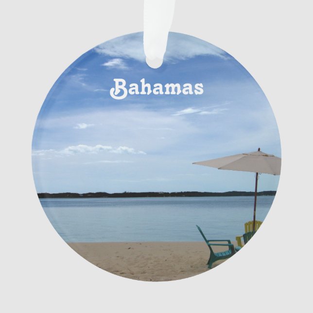 Bahama Beach Ornament (Front)