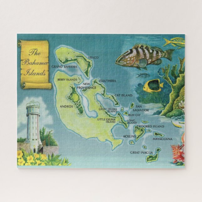 Bahama Islands 16x20 Jigsaw Puzzle (Horizontal)