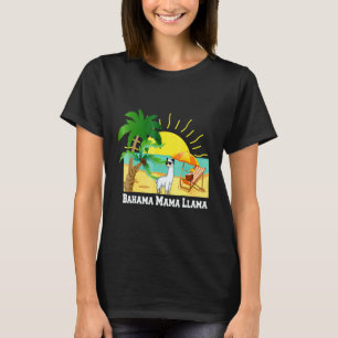 Bahama Mama Llama Vacation Beach Tee Sunglasses an
