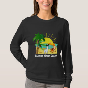 Bahama Mama Llama Vacation Beach Tee Sunglasses an