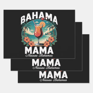 Bahama Mama Nassau Wrapping Paper Sheet