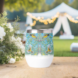 Bahama Oriole Wine Tumbler