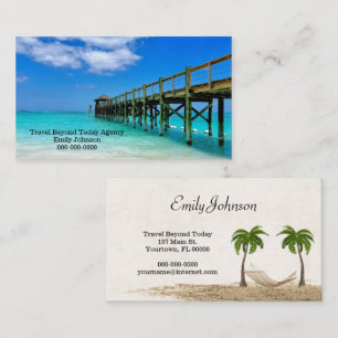 Bahama Pier Travel Agency Business Card