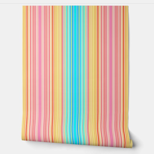 Bahamania Stripes Wallpaper (Unrolling)