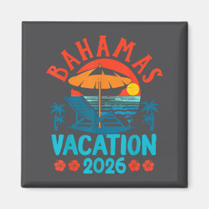 Bahamas 2026 Family Vacation Beach Summer Vibes Magnet