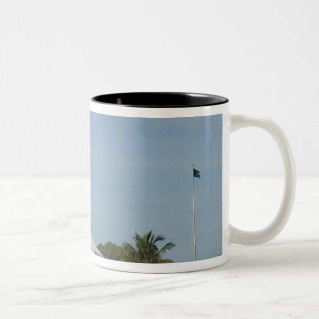 BAHAMAS, Abacos, Loyalist Cays, Elbow Cay, Hope Two-Tone Coffee Mug (Right)