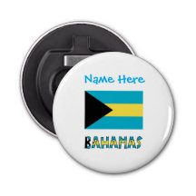 Bahamas Bahaman Flag Blue Personalisation 