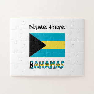 Bahamas Bahamian Flag  Jigsaw Puzzle