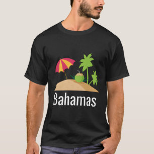 Bahamas Beach Palm Tree Family Vacation T-Shirt