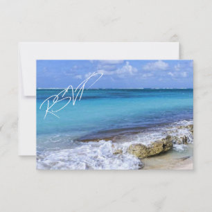 BAHAMAS BEACH SHORE Wedding RSVP