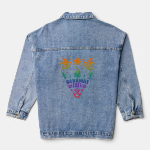 Bahamas Bliss: A Tropical Escape to Island Paradis Denim Jacket
