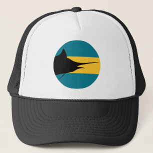 Bahamas Blue marlin Bahamian National Animal Flag Trucker Hat
