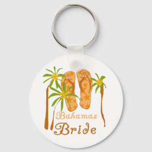 Bahamas Bride Key Ring