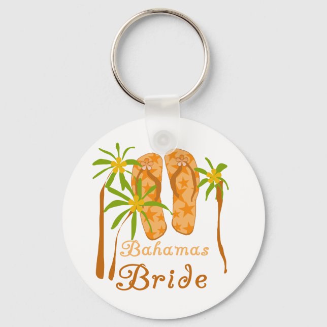 Bahamas Bride Key Ring (Front)
