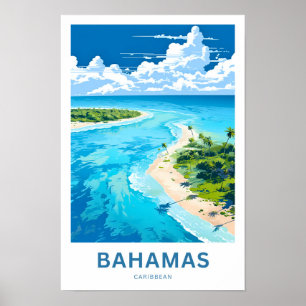 Bahamas Caribbean Travel Print