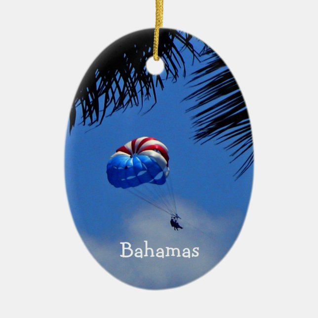 Bahamas Ceramic Tree Decoration (Front)