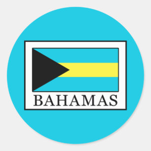 Bahamas Classic Round Sticker