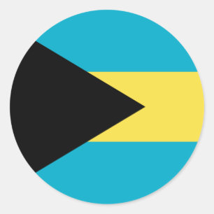 bahamas classic round sticker