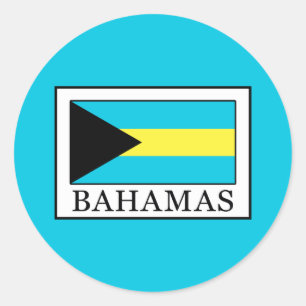 Bahamas Classic Round Sticker
