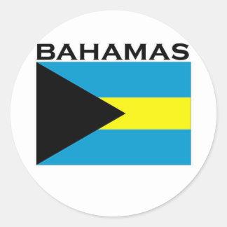 Bahamas Classic Round Sticker