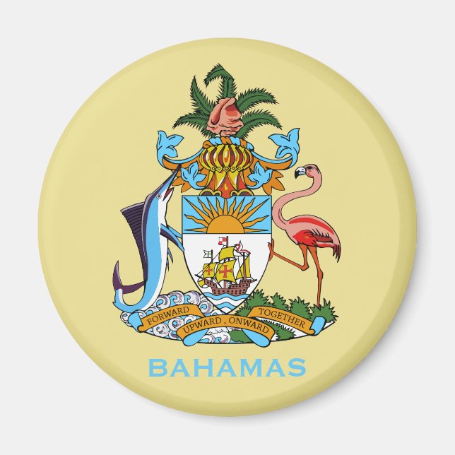 Bahamas Coat of Arms Magnet (Front)