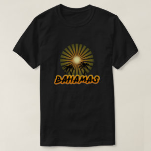 Bahamas coconut trees silhouette T-Shirt