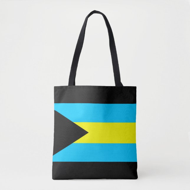 Bahamas country flag symbol long tote bag (Front)