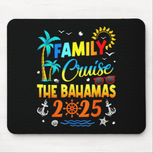 Bahamas Cruise 2025 Family Friends Group Vacation Mouse Mat