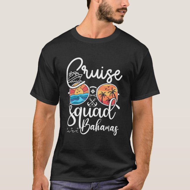 Bahamas Cruise Squad 2023 Bahamas Holiday Family M T-Shirt (Front)