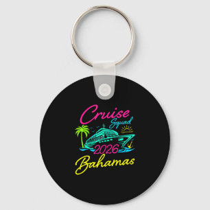 Bahamas cruise squad 2026 family holiday matching key ring