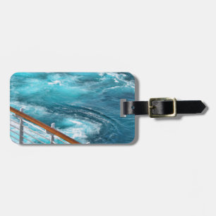 Bahamas Cruise - Turquoise Wake Luggage Tag