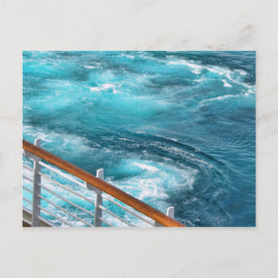 Bahamas Cruise - Turquoise Wake Postcard